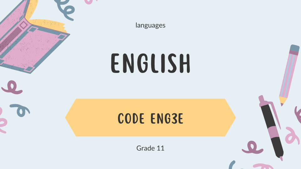 English ENG3E