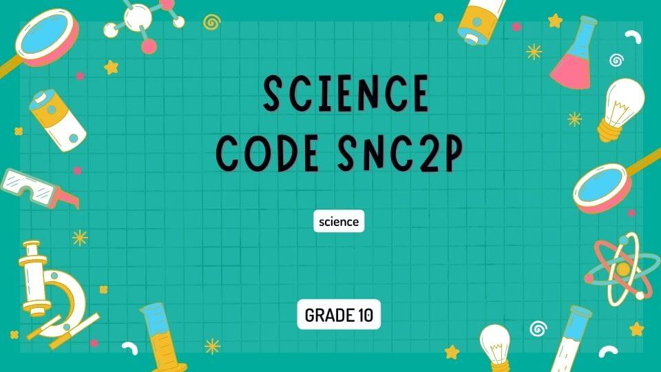 science SNC2P